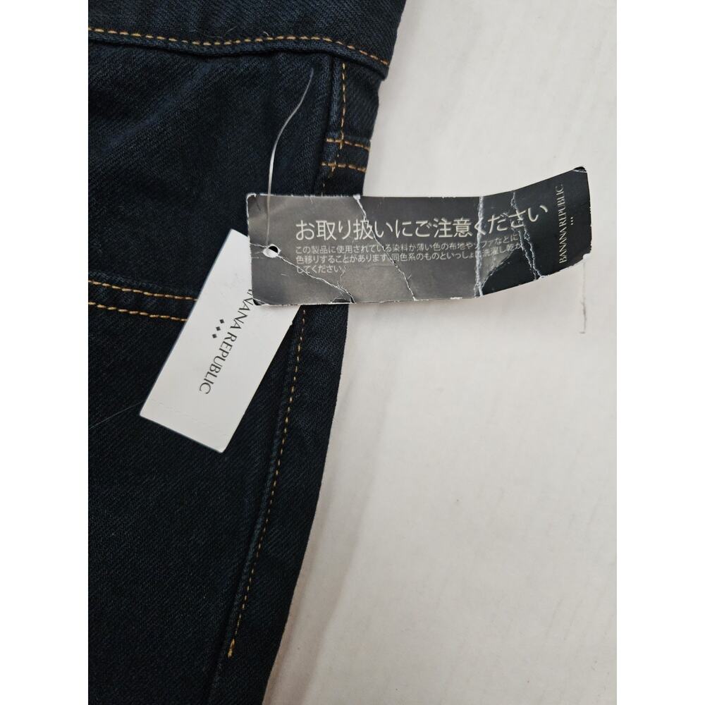 Banana Republic Heritage Jeans Men's 34x32 Straight Leg Dark Wash Denim NEW - Picture 11 of 12